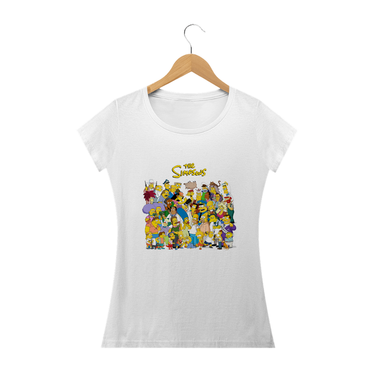 Nome do produto: Camiseta Feminina Os Simpsons - Personagens
