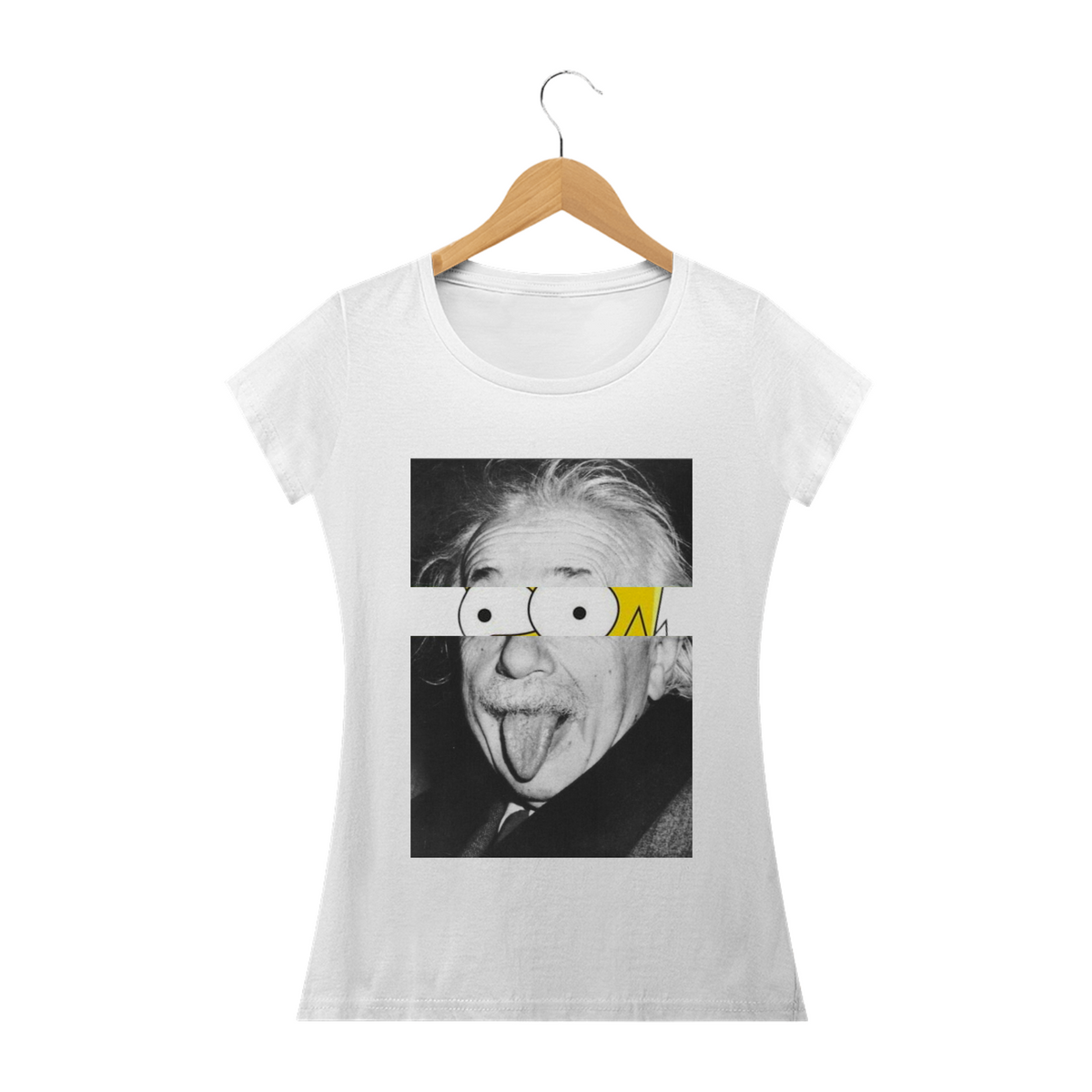 Nome do produto: Camiseta Feminina  Os Simpsons - Homer Einstein