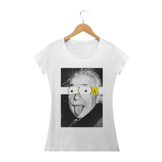 Camiseta Feminina  Os Simpsons - Homer Einstein