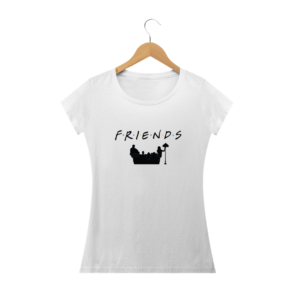 Nome do produto: Camiseta Feminina - Friends