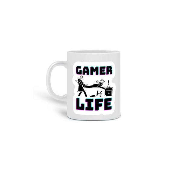 Caneca Gamer Life