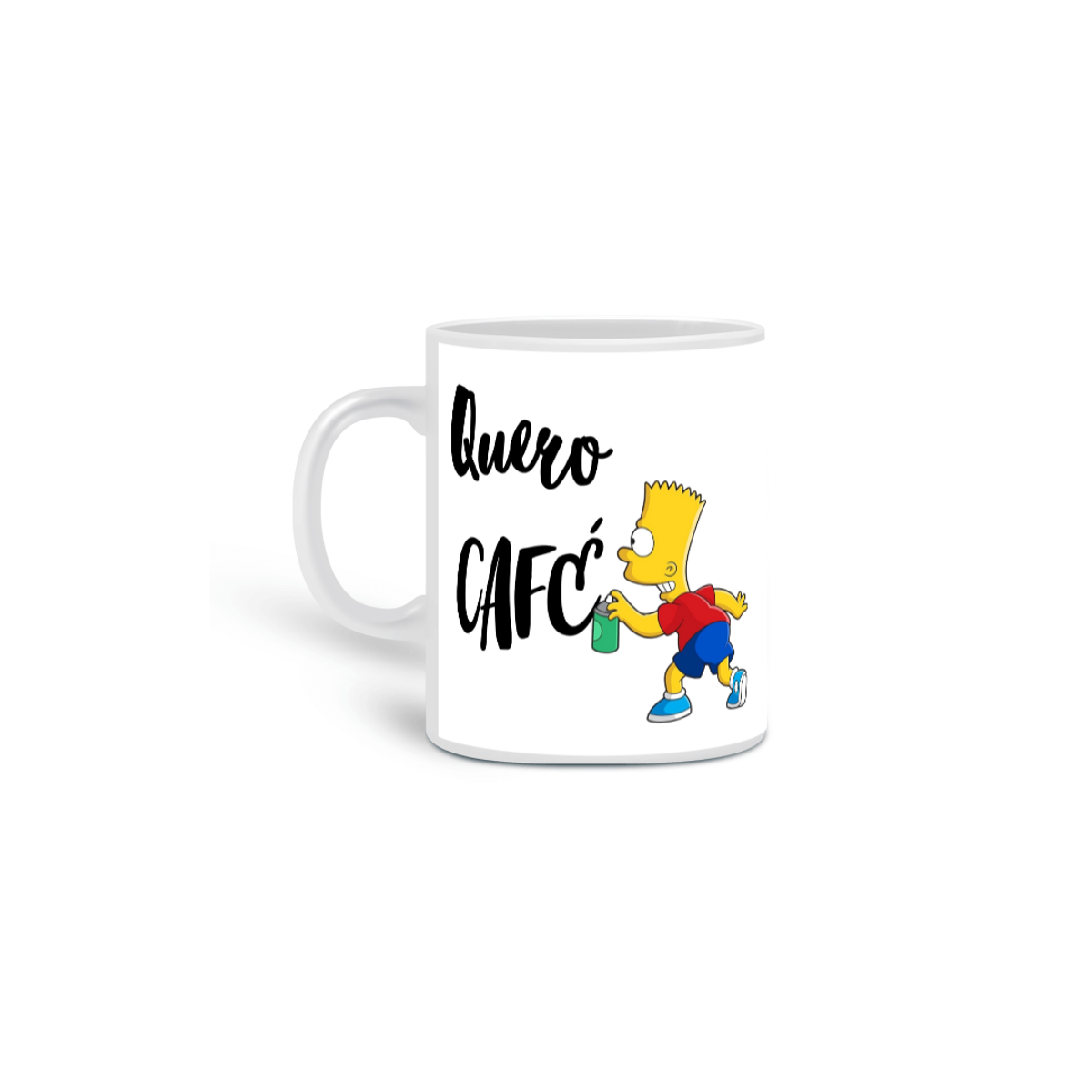 Nome do produto: Caneca Os Simpsons - Quero Café