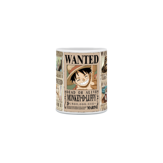 Nome do produtoCaneca One Piece - Wanted
