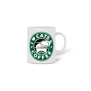 Nome do produtoCaneca Cats - I Love Cats & Coffee
