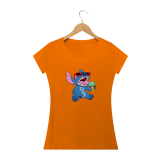 Nome do produtoCamiseta Feminina Stitch - Sorvete