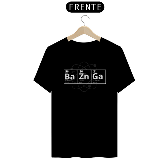 Camiseta Classica - The Big Bang Theory (Bazinga) Preto