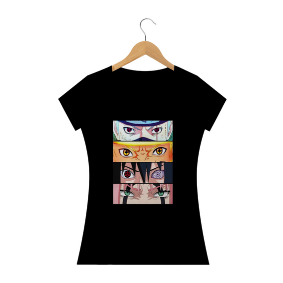 Camiseta Feminina Naruto - Time 7
