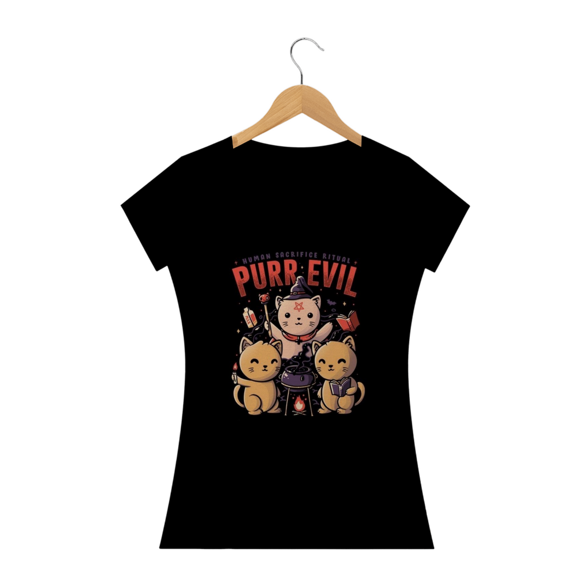 Nome do produto: Camiseta Feminina Cats - Ritual