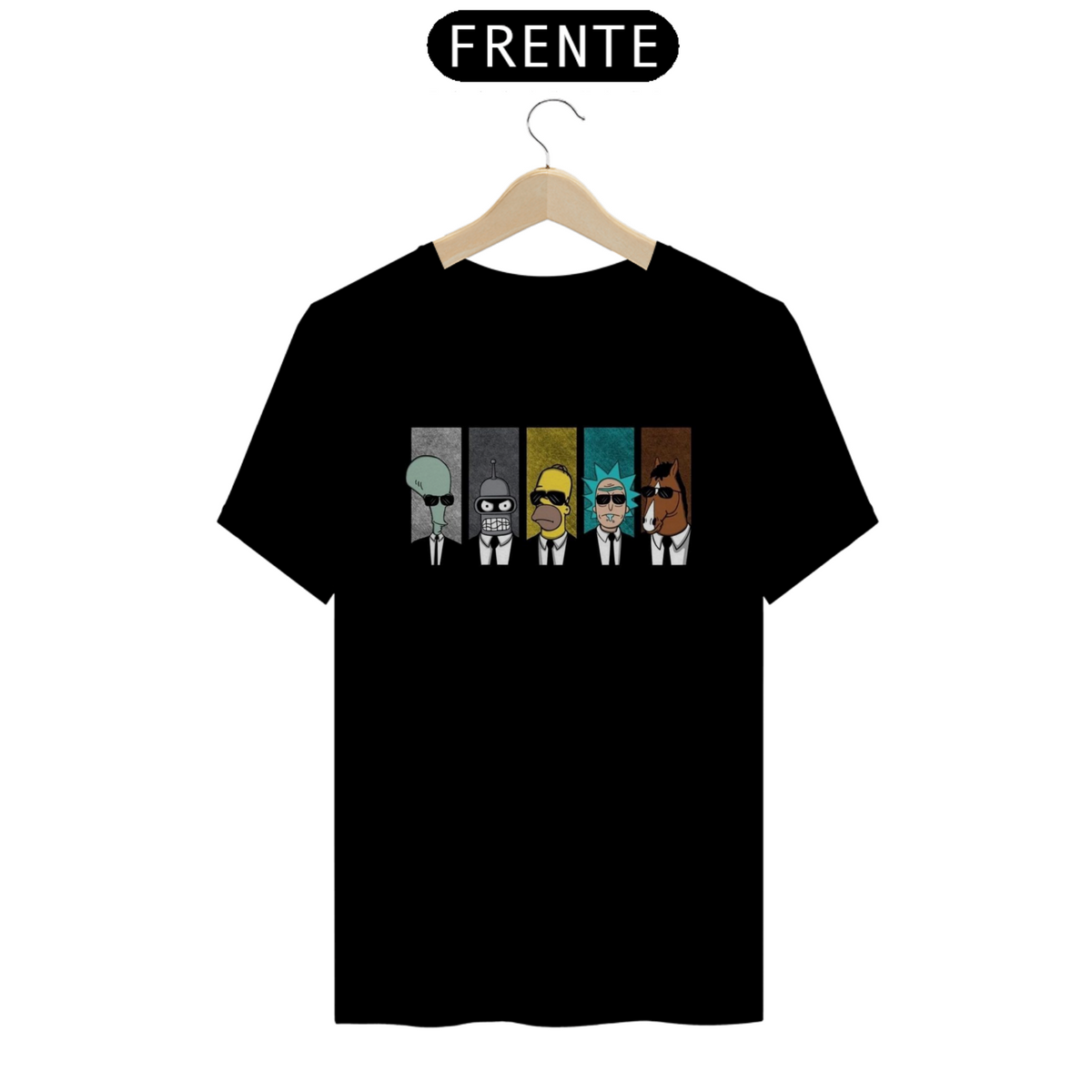 Nome do produto: Camiseta Classica Meme - Homens de preto