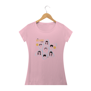 Nome do produtoCamiseta Feminina - The Big Bang Theory (Elenco 2)