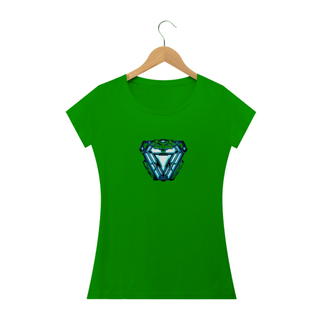 Nome do produtoCamiseta Feminina Marvel - Coração Homem de Ferro