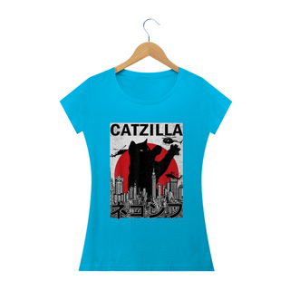 Nome do produtoCamiseta Feminina Cats - Catzilla