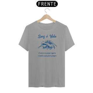 Nome do produtoCamiseta Surf é Vida Frase - Ref 313