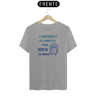 Nome do produtoCamiseta Frase Surf Relógio - Ref 403