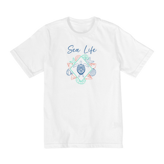 Nome do produtoCamiseta 10-14 anos  Sea Life Tartaruga - Ref 805