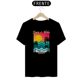 Nome do produtoCamiseta Surf é Vida Waves Black - Ref 310