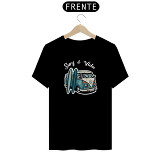 Nome do produtoCamiseta Surf é Vida Kombi - Black - Ref 312