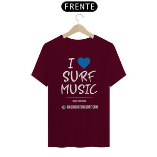 Nome do produtoCamiseta I Love Surf Music 2 - Color - Ref 108