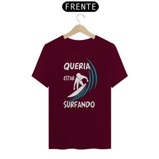 Nome do produtoCamiseta Frase Surf  Surfando - Color - Ref 408