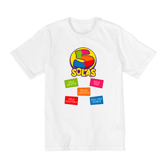 Camiseta Infantil - 5 Solas