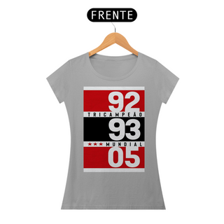 Nome do produtoCamiseta feminina SPFC Tri Mundial 