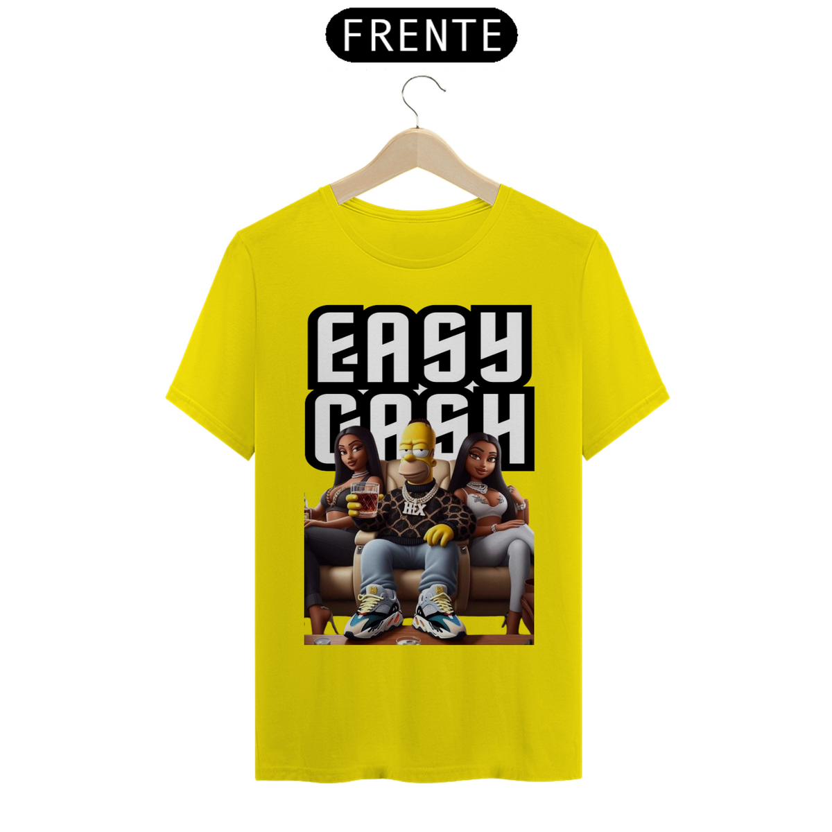 Nome do produto: Camiseta Easy Cash Homer Simpsons