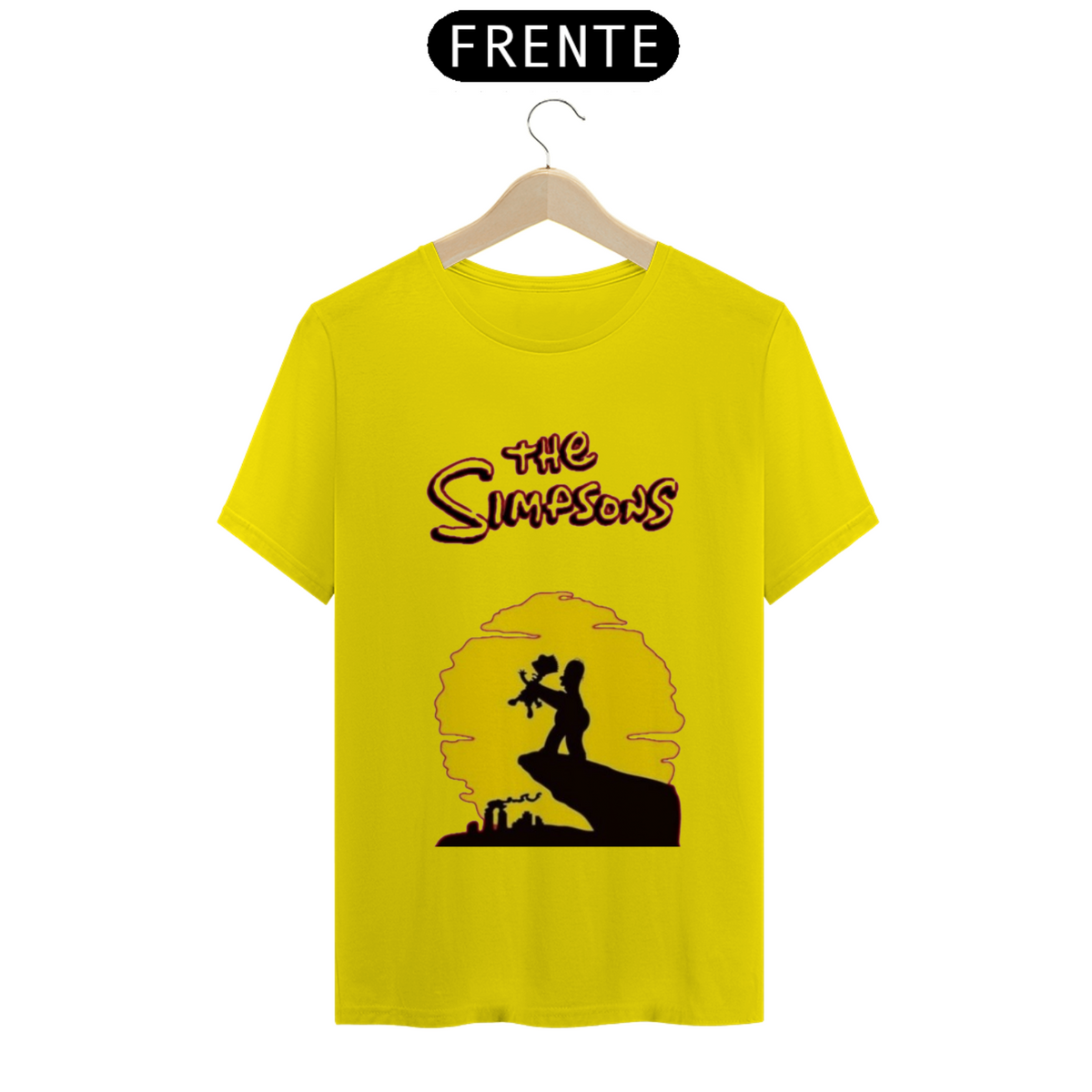 Nome do produto: Camiseta Os Simpsons Homer e Bart Simba