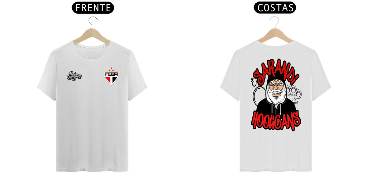 Nome do produto: Camiseta Hooligans Sarandi SPFC