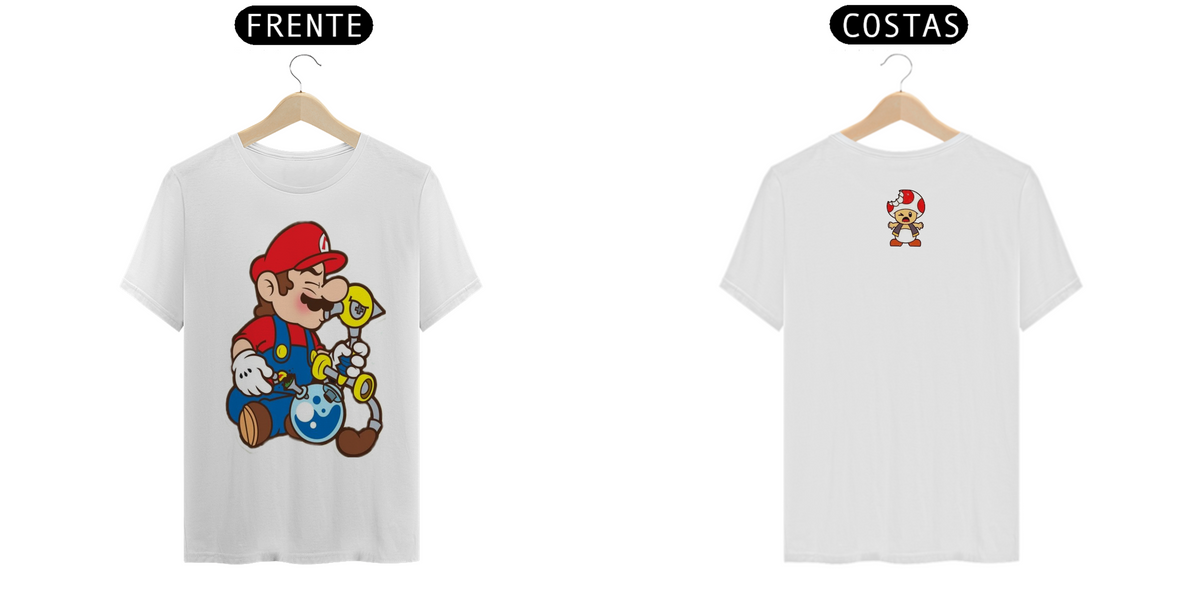 Nome do produto: Camiseta Super Mario Doidão