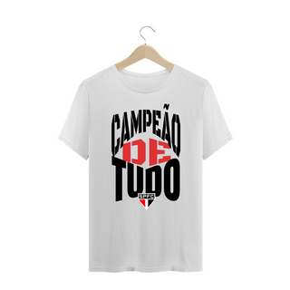 Camiseta Pluz Size São Paulo FC Campeão de Tudo 