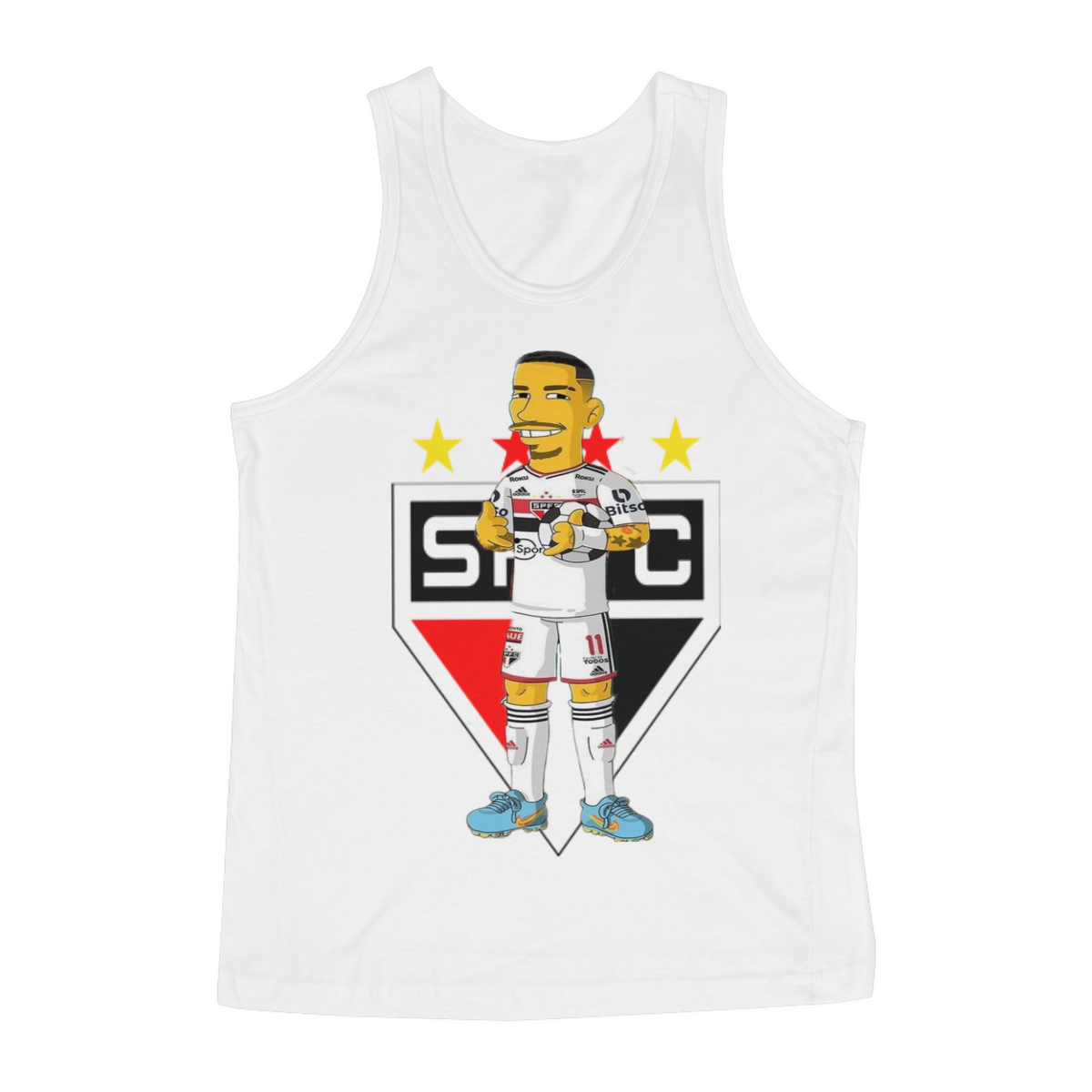 Nome do produto: Camiseta Luciano Simpsons São Paulo FC