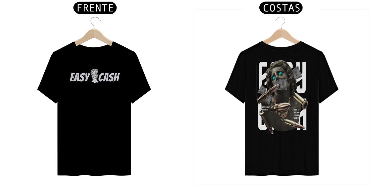 Nome do produto: Camiseta Easy Cash Balas e Cifras