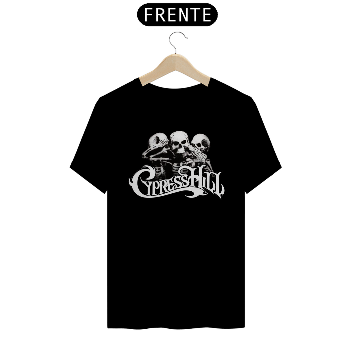 Nome do produto: Camiseta Cypress Hill Caveira