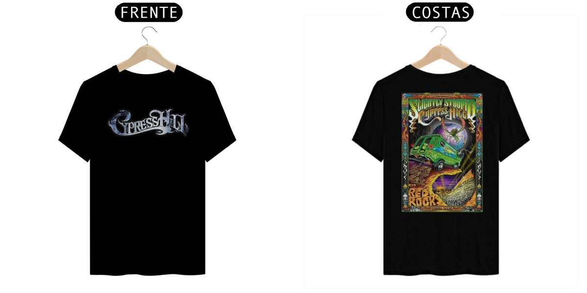 Nome do produto: Camiseta Cypress Hill Red Rock