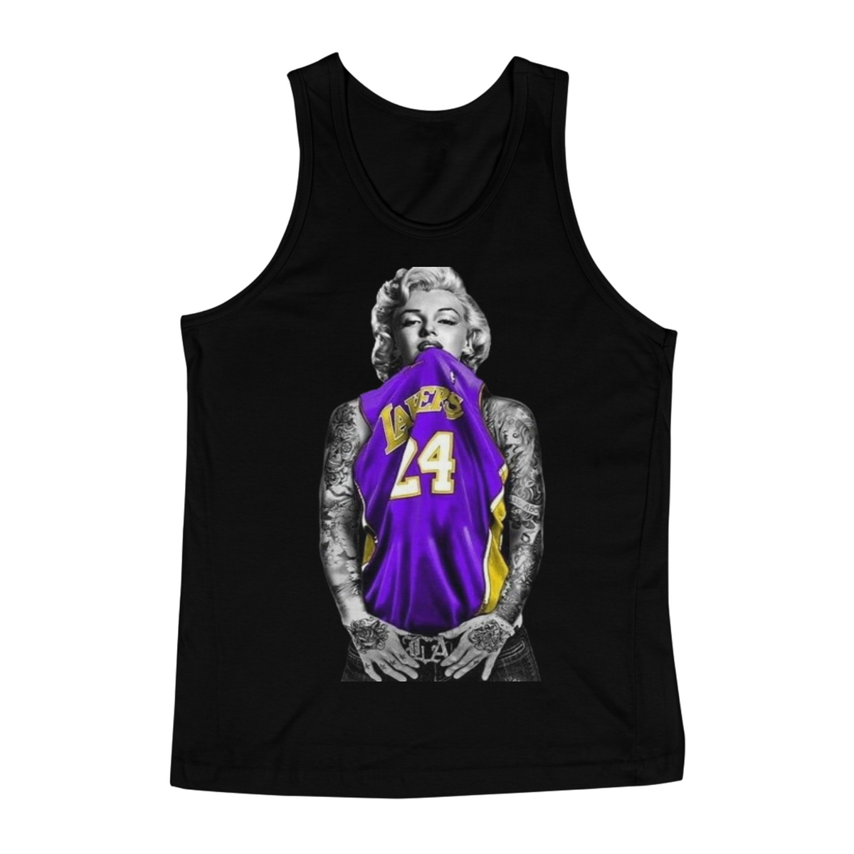 Nome do produto: Regata Marilyn Monroe Lakers