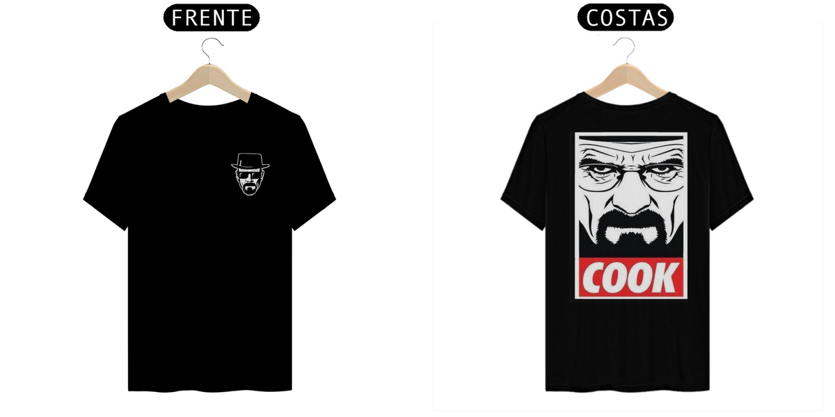 Nome do produto: Camiseta Breaking Bad Heisenberg Cook