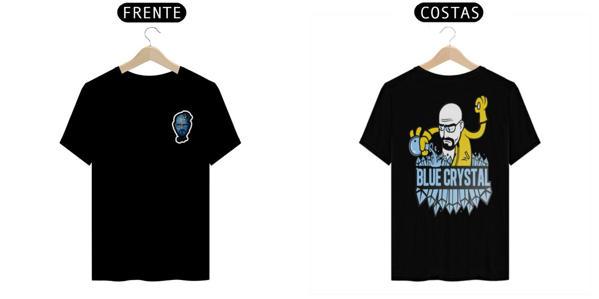 Nome do produto: Camiseta Breaking Bad Blue Crystal