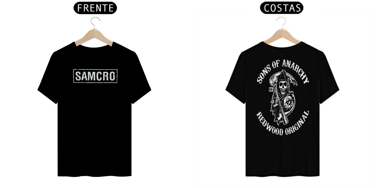 Nome do produto: Camiseta Sons Of Anarchy SAMCRO