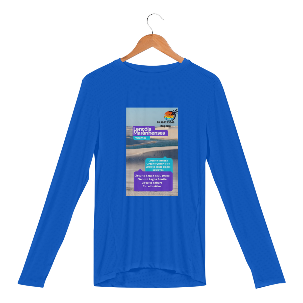 Nome do produto: Camiseta Dry Uv Deco Turismo Lençóis