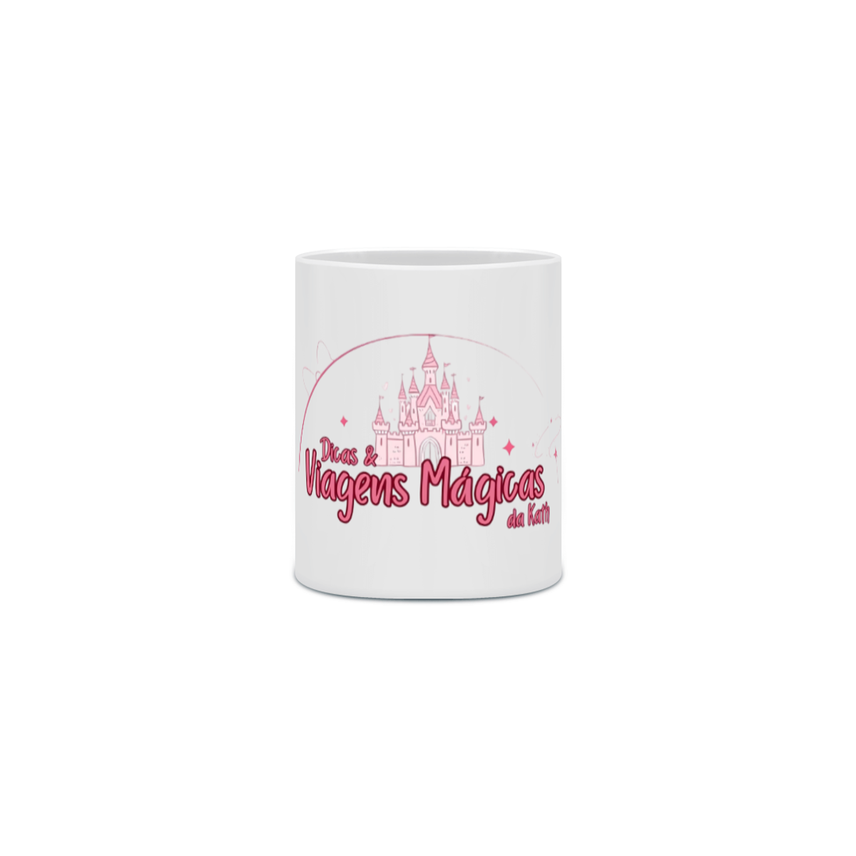 Nome do produto: Caneca Branca Viagens Mágicas