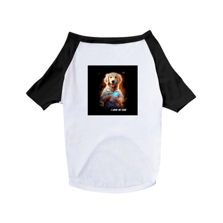 Nome do produtoGolden Retriever Enfermeiro - Camisa Pet Dog - Coleção Tal Pais - Tal Patas