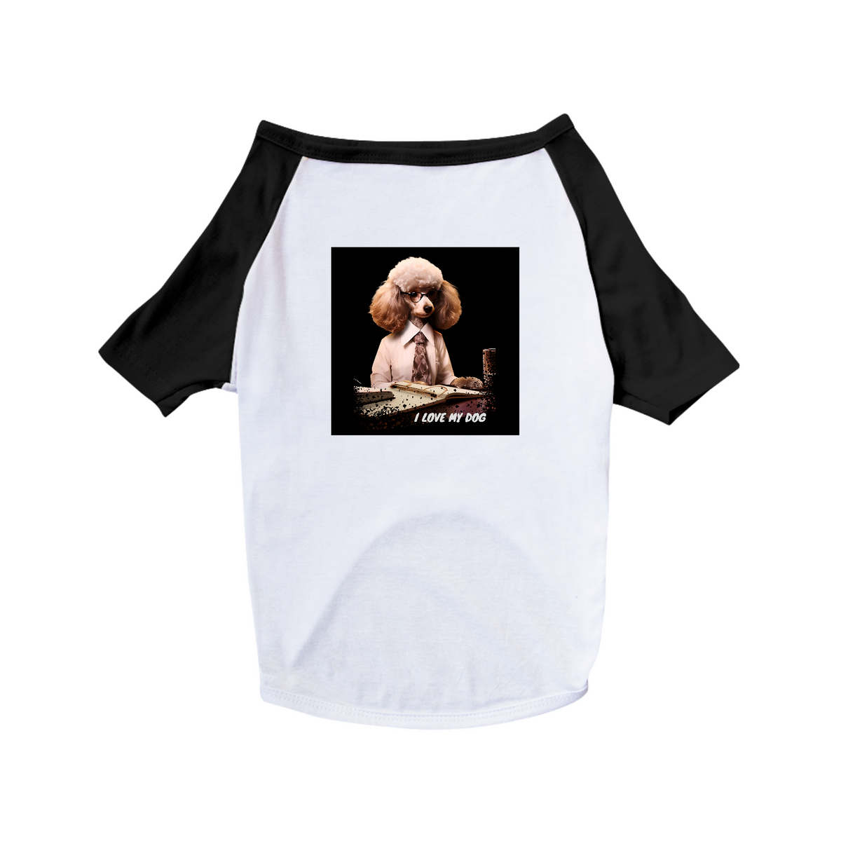 Nome do produto: Poodle Gerente de Recursos Humanos - Camisa Pet Dog - Coleção Tal Pais - Tal Patas