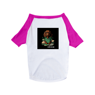 Nome do produtoDachshund Contador (Basset - Cão-Salsicha) - Camisa Pet Dog - Coleção Tal Pais - Tal Patas