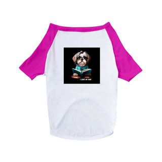 Nome do produtoShih Tzu Professor - Camisa Pet Dog - Coleção Tal Pais - Tal Patas