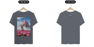 Nome do produtoRoses and a Pink Castle - Unissex T-Shirt