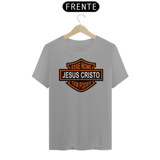 Nome do produtoCamiseta masculina - Esse nome Jesus tem poder