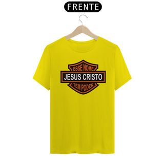 Nome do produtoCamiseta masculina - Esse nome Jesus tem poder