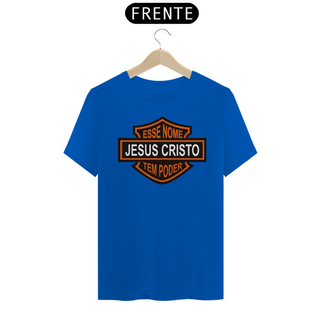 Nome do produtoCamiseta masculina - Esse nome Jesus tem poder