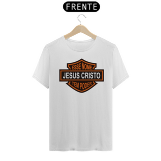 Nome do produtoCamiseta masculina - Esse nome Jesus tem poder