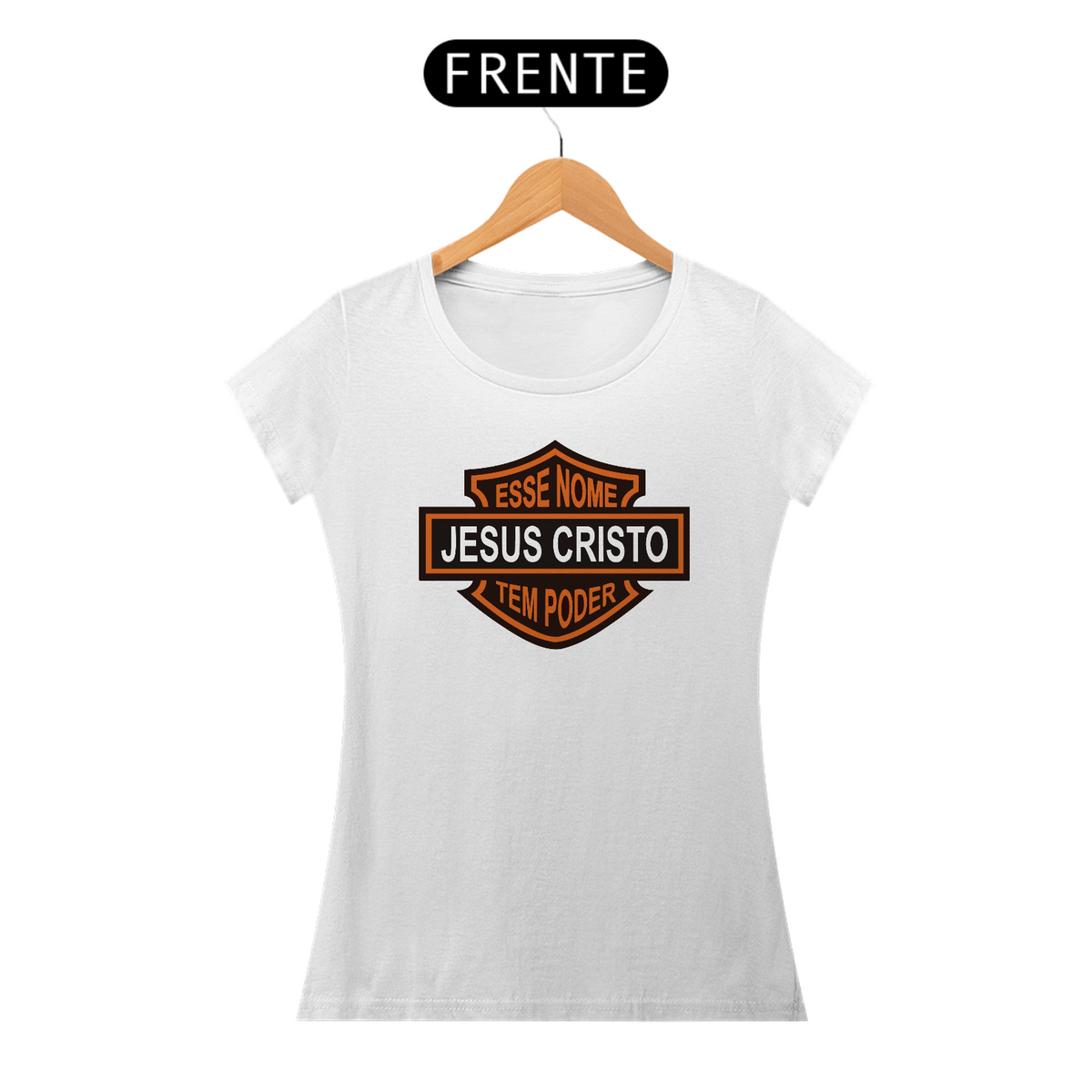 Nome do produto: Camiseta feminina -  Esse nome tem poder